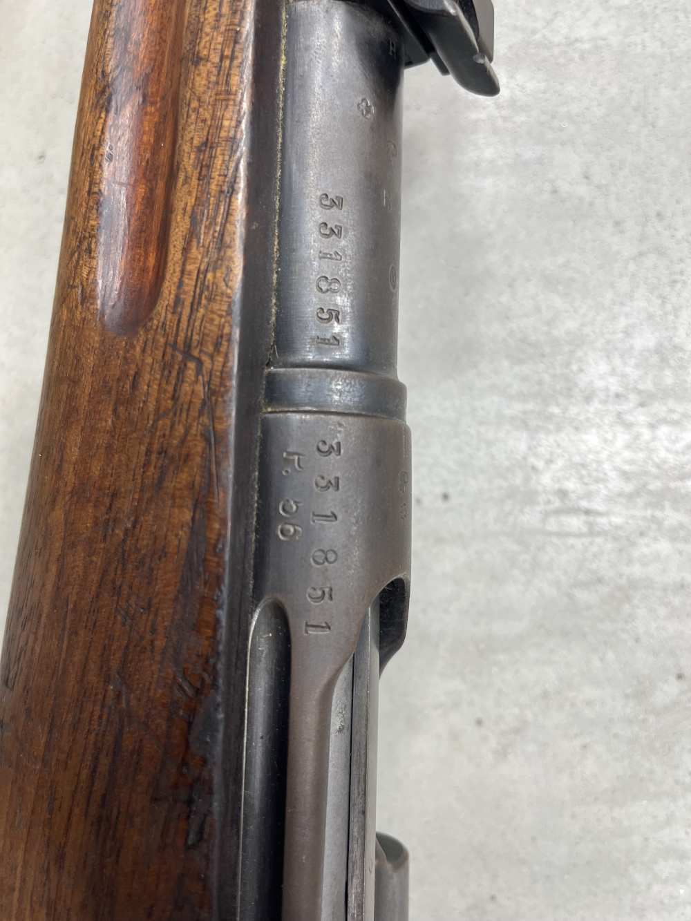 Schmidt-Rubin 96/11 - 7.5x55 Swiss - Privatization Stamp 1956 - Nice Bore!-img-2