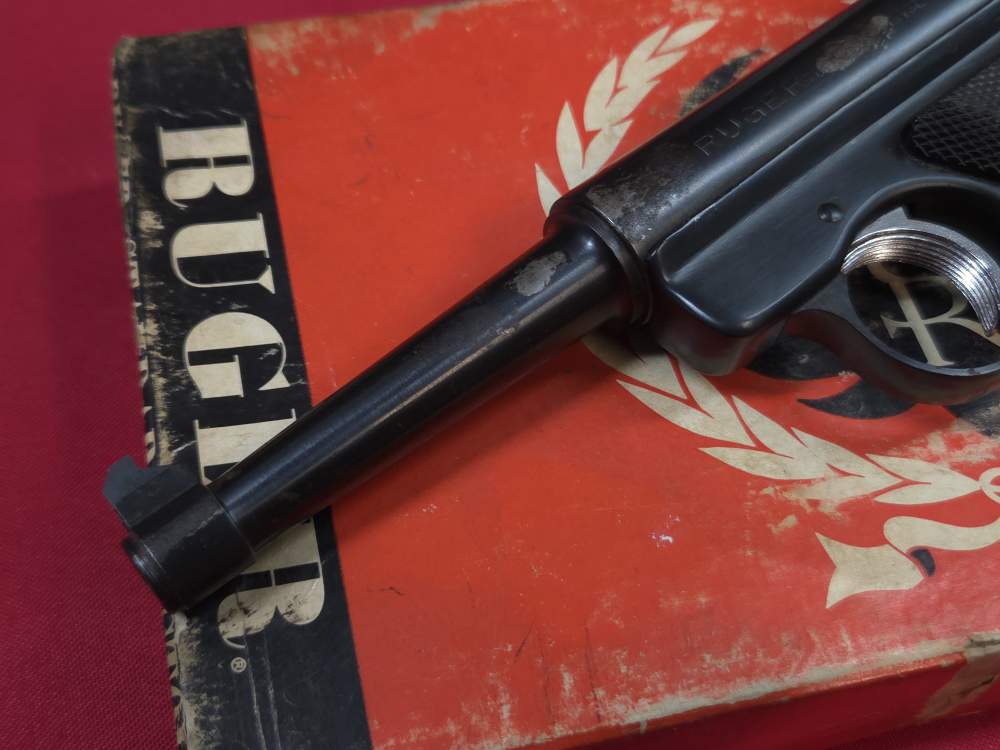 Ruger Mark I 22lr Semi Auto Pistol Blued 4" w/ Box Paperowrk C&R-img-4