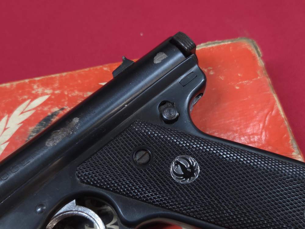 Ruger Mark I 22lr Semi Auto Pistol Blued 4" w/ Box Paperowrk C&R-img-6