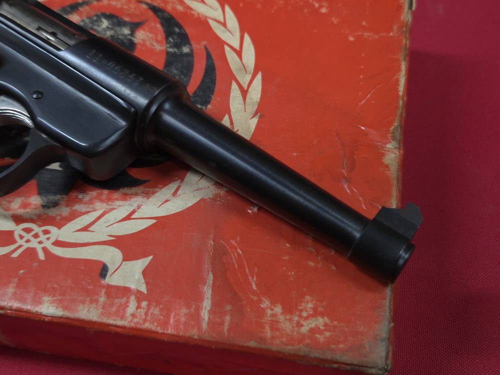 Ruger Mark I 22lr Semi Auto Pistol Blued 4" w/ Box Paperowrk C&R-img-3