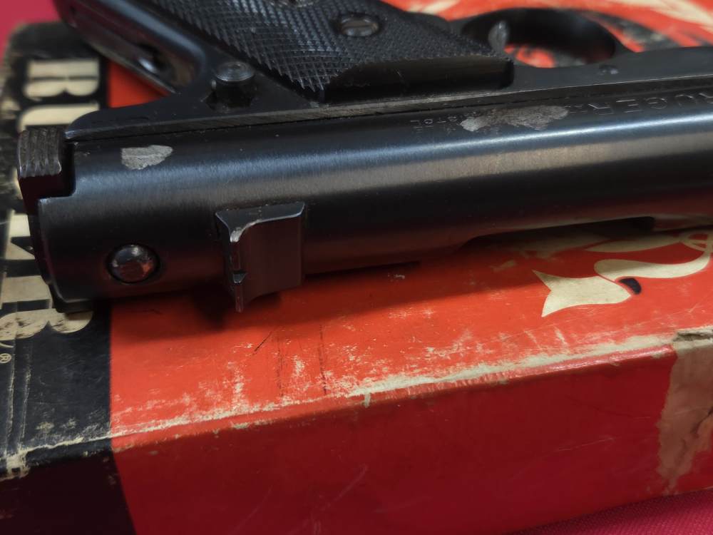 Ruger Mark I 22lr Semi Auto Pistol Blued 4" w/ Box Paperowrk C&R-img-10