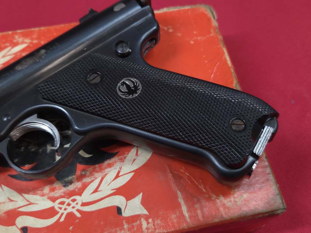 Ruger Mark I 22lr Semi Auto Pistol Blued 4" w/ Box Paperowrk C&R-img-7