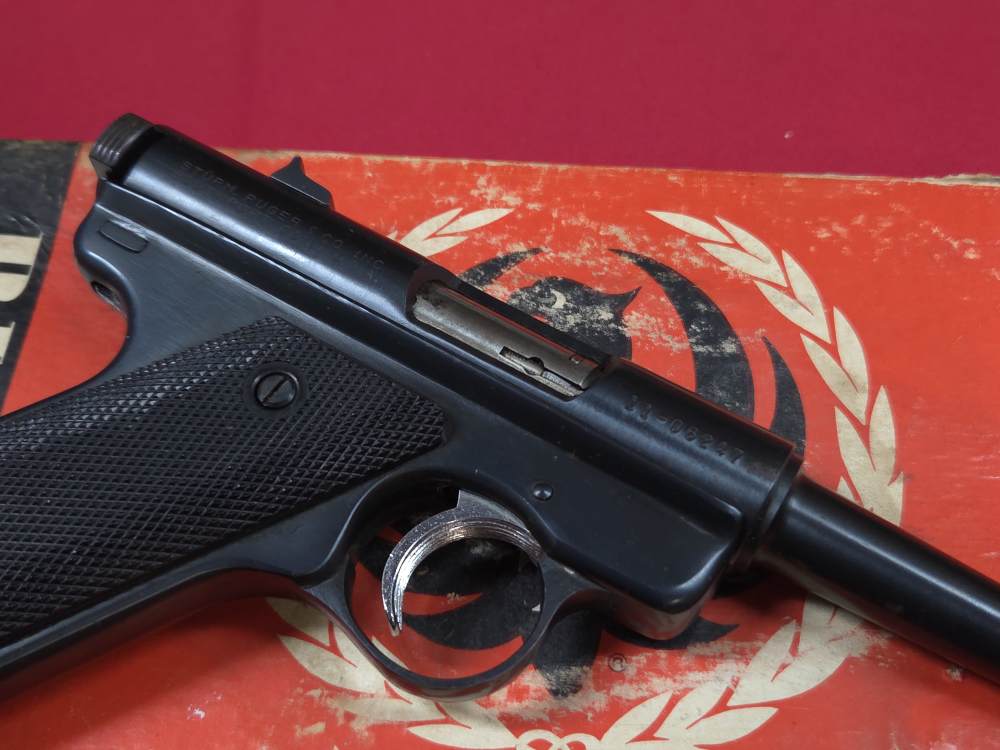 Ruger Mark I 22lr Semi Auto Pistol Blued 4" w/ Box Paperowrk C&R-img-2