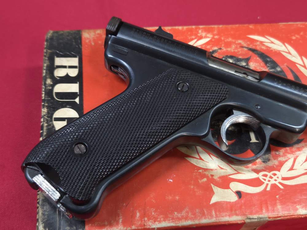 Ruger Mark I 22lr Semi Auto Pistol Blued 4" w/ Box Paperowrk C&R-img-1
