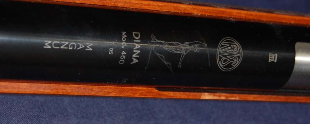 RWS Diana Model 460 Magnum Air Rifle .22 Caliber Germany Box-img-3