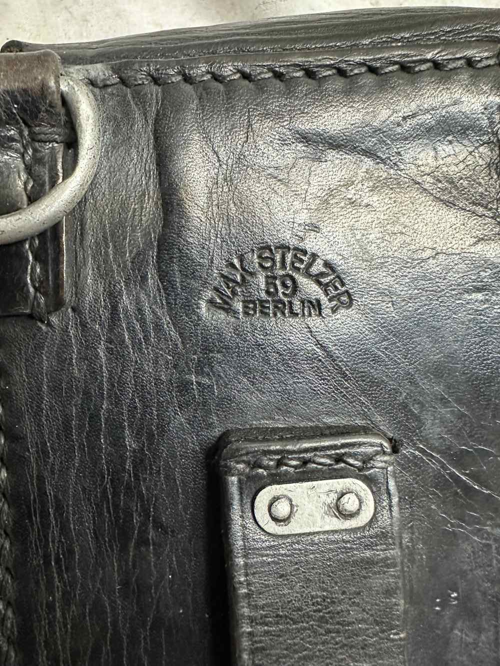 2- ALUMINUM FAL MAGAZINES WITH LEATHER POUCH-img-7