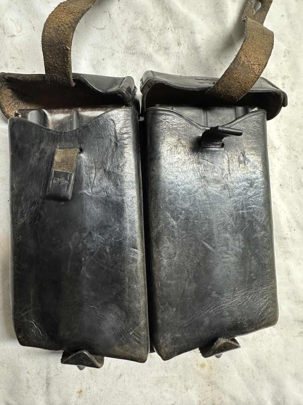 2- ALUMINUM FAL MAGAZINES WITH LEATHER POUCH-img-8