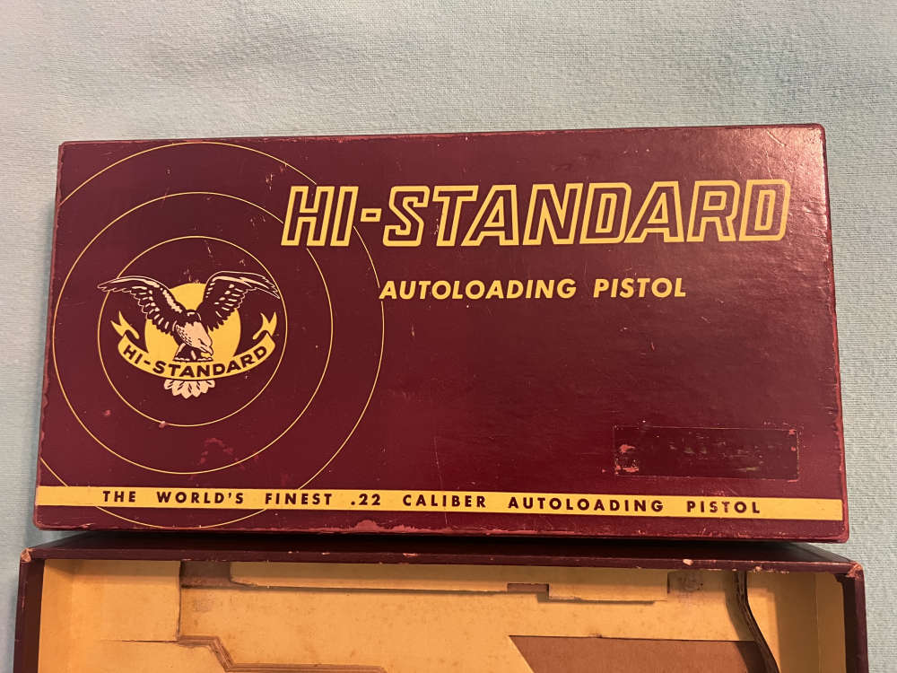 High Standard Pistol Box - Empty.-img-1