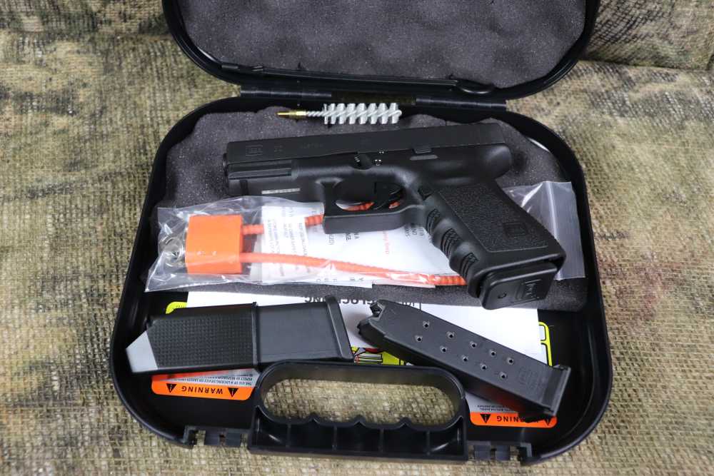 Glock 32 357 Sig 4" semi auto 3 mags NIB penny start scarce-img-0