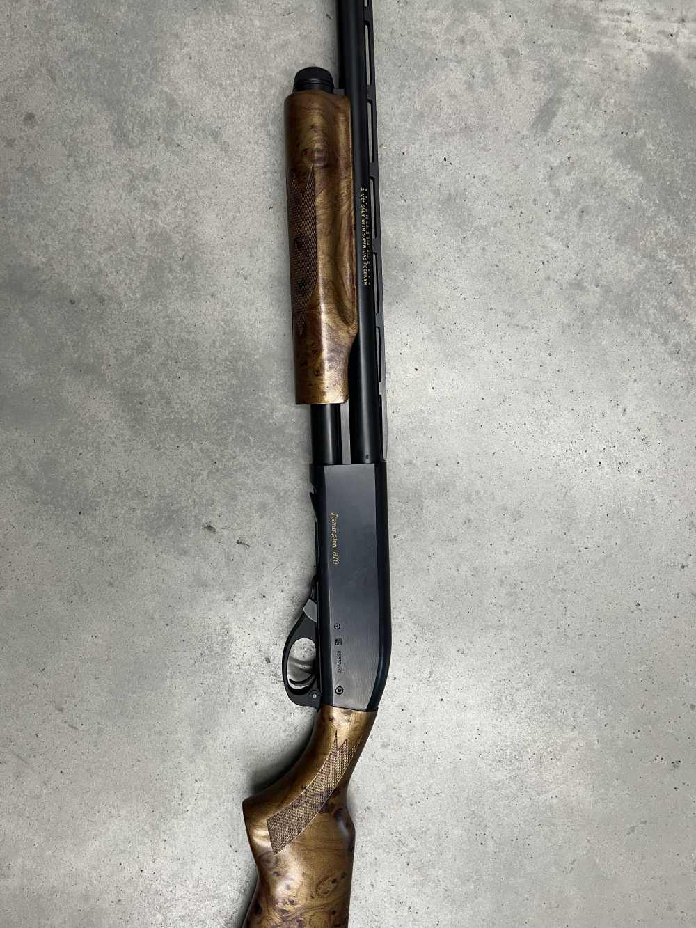 Remington 870 Gold Engraved /Hydrodip Stock Set / Cerakote-img-0
