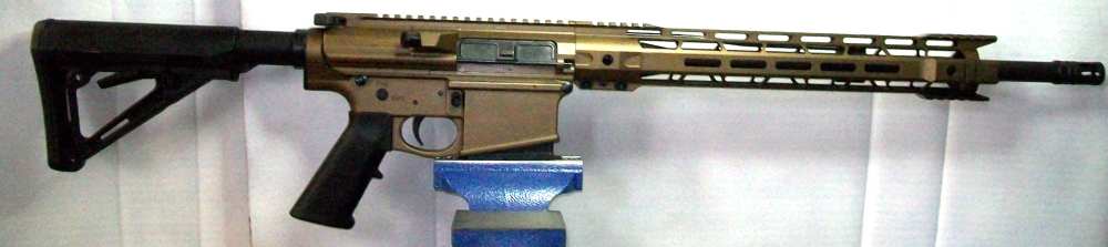 NEW CUSTOM DPMS AR10 18 INCH 308 RIFLE CERAKOTE BRONZE-img-5
