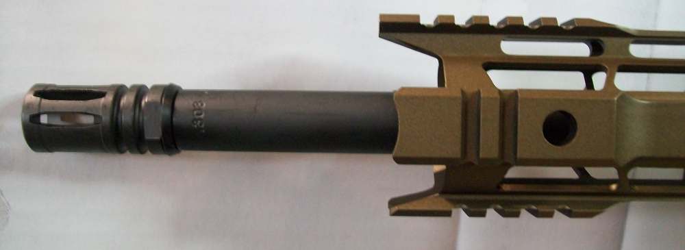 NEW CUSTOM DPMS AR10 18 INCH 308 RIFLE CERAKOTE BRONZE-img-3