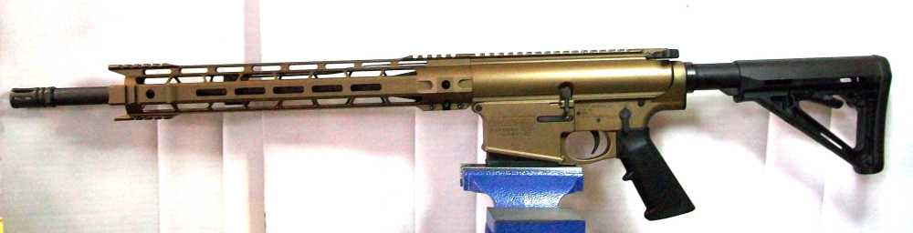 NEW CUSTOM DPMS AR10 18 INCH 308 RIFLE CERAKOTE BRONZE-img-0
