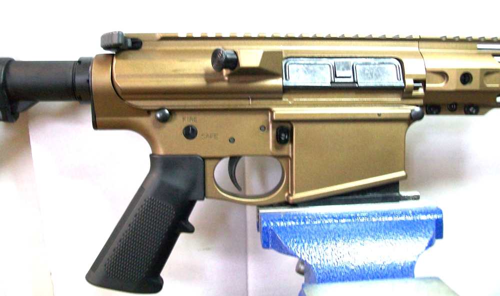 NEW CUSTOM DPMS AR10 18 INCH 308 RIFLE CERAKOTE BRONZE-img-6