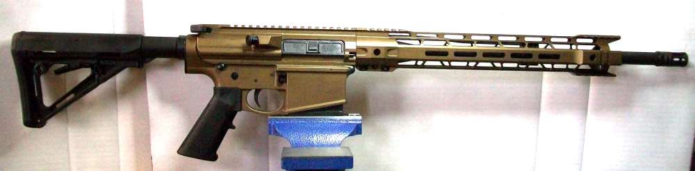 NEW CUSTOM DPMS AR10 18 INCH 308 RIFLE CERAKOTE BRONZE-img-4
