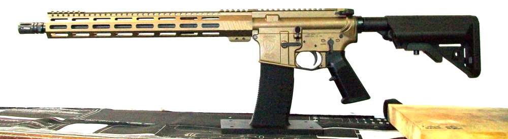 New Custom Build ONE HORSE AR15 6.5 Grendel 16in Cerakote Bronze-img-0