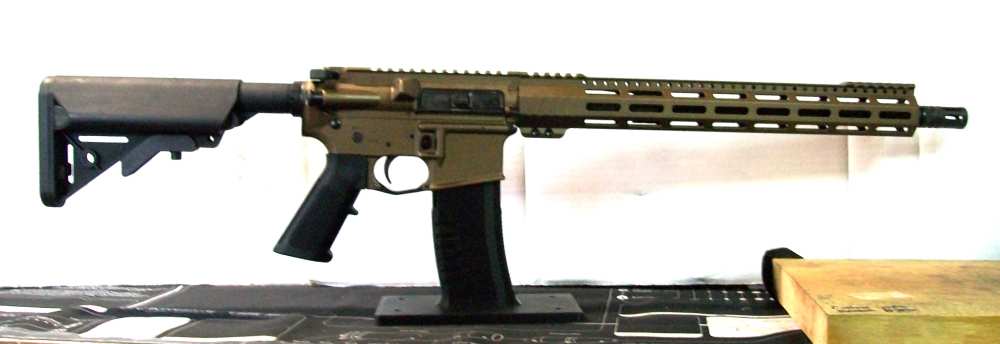New Custom Build ONE HORSE AR15 6.5 Grendel 16in Cerakote Bronze-img-4