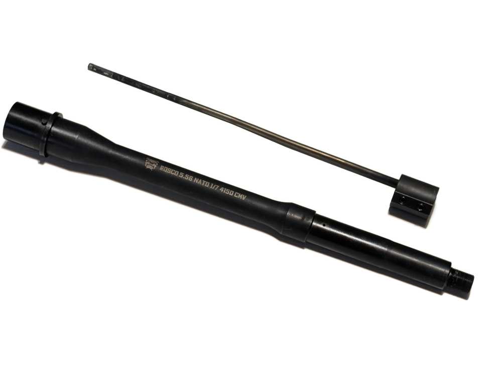 Used Rosco 5.56 1/7 4150 CMV Pistol Barrel, w/ Gas Block and Tube-img-6