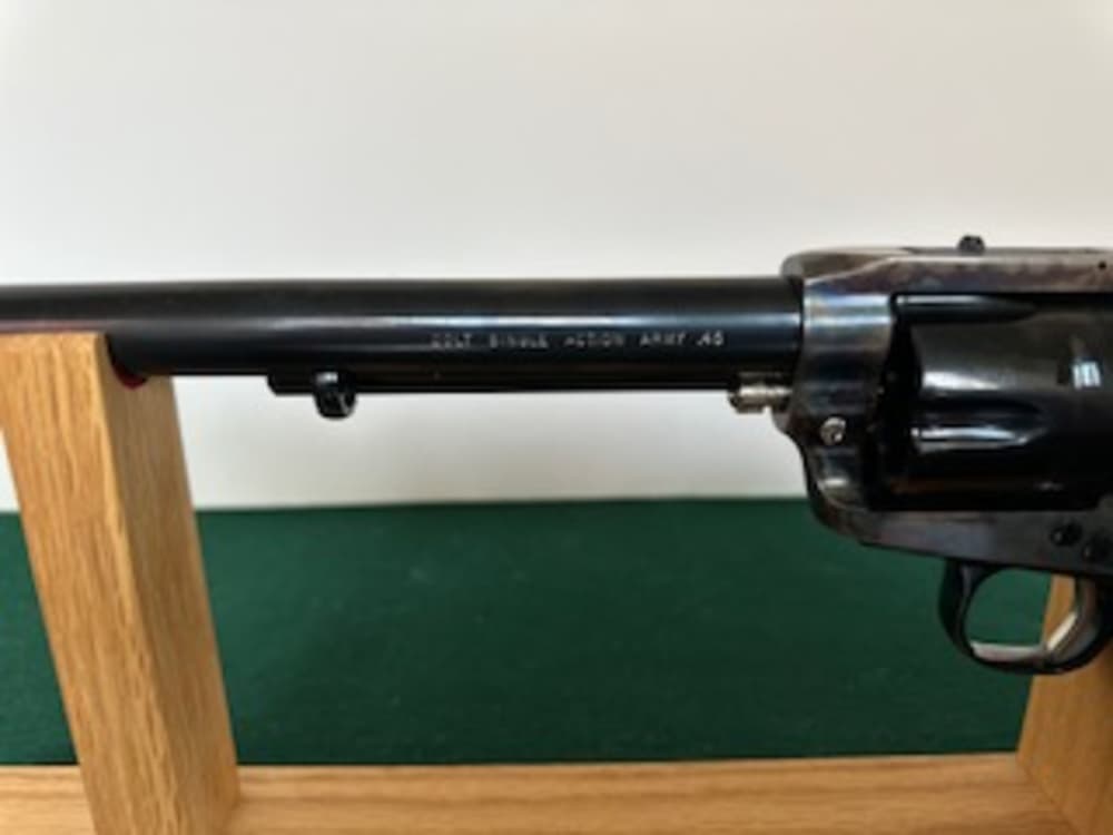 Colt SAA Wyatt Earp Lawman series 45L/C 16.5inch Mfg 1970-img-2