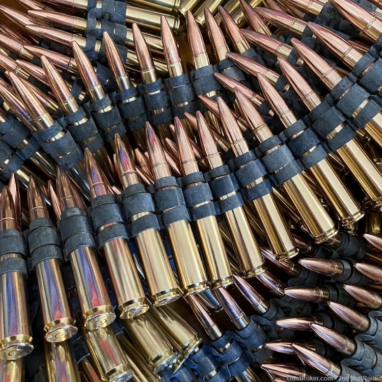 50 BMG Machine Gun Belt DUMMY Rounds 5rd Belt -img-2