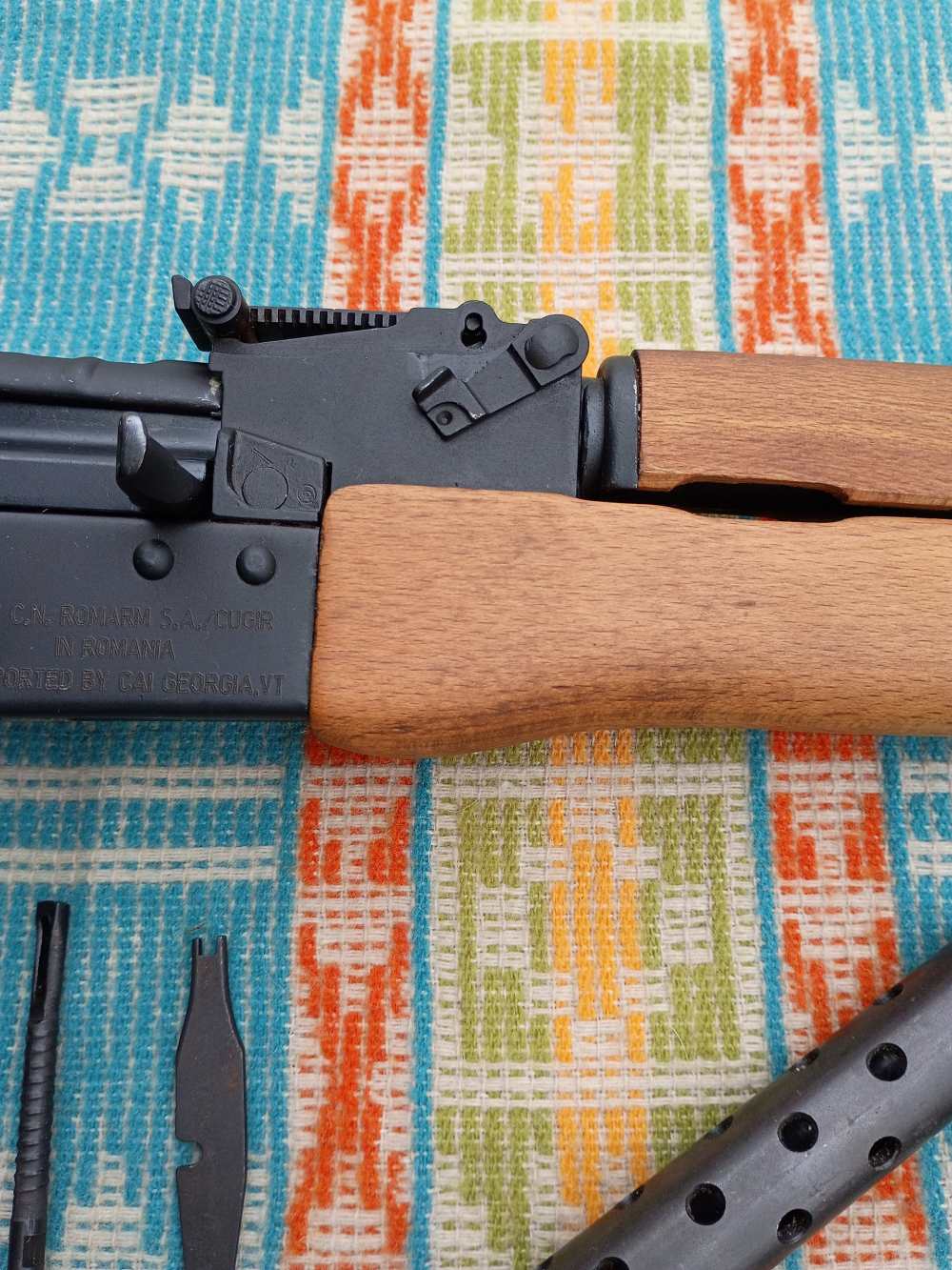 Romarm - Cugir GP/WASR-10/63 7.62x39 Semi-Auto rifle w/box, mags and acces.-img-9