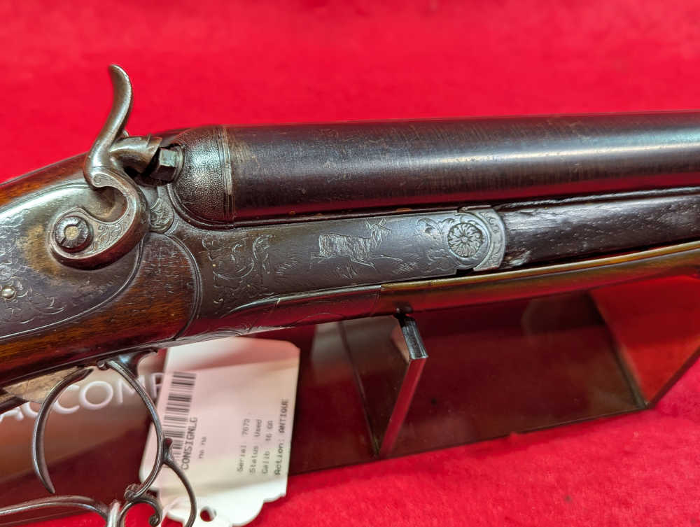 Anton Vincenz LEBEDA PRAGUE Damascus Custom Shotgun, Rare!-img-3