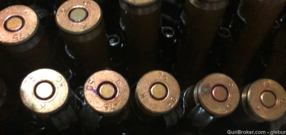 Ammo British Belted 50 Bmg Ball . Headstamp K 75 .50.British 72 Rounds. -img-5