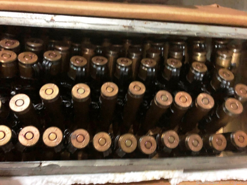Ammo British Belted 50 Bmg Ball . Headstamp K 75 .50.British 72 Rounds. -img-0