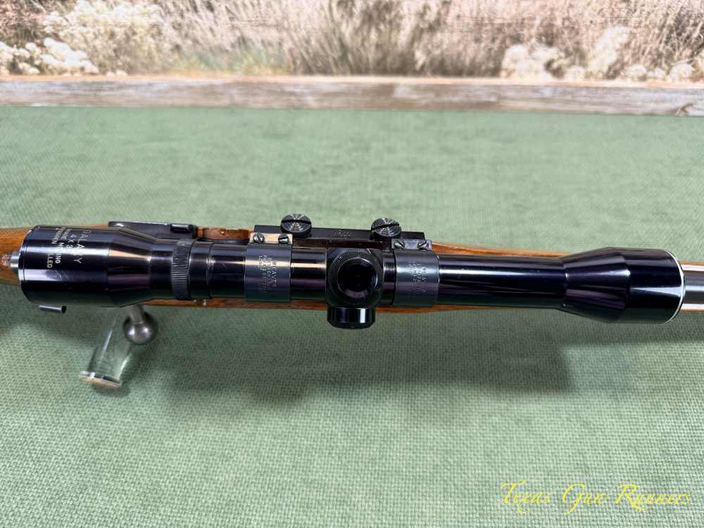 Mauser-Style Bolt-Action Sporter 8mm Walnut Weaver 4x32 Scope Unmarked NSN-img-13