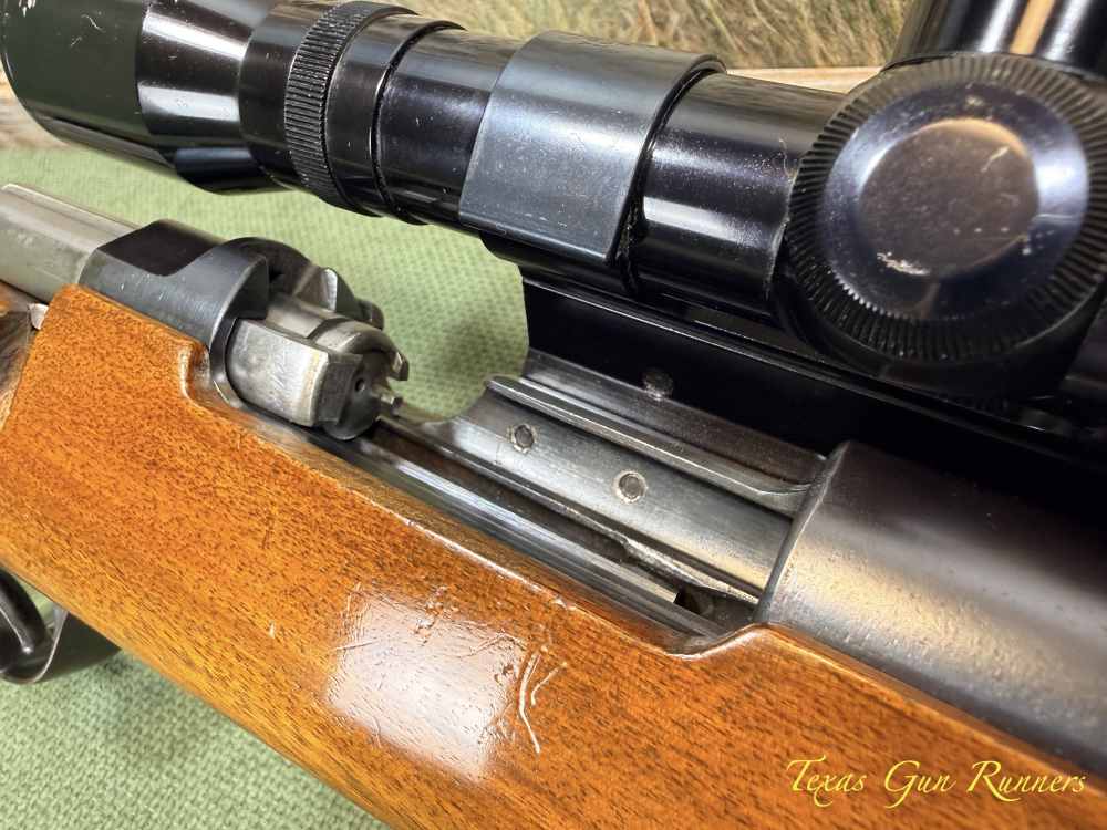 Mauser-Style Bolt-Action Sporter 8mm Walnut Weaver 4x32 Scope Unmarked NSN-img-5