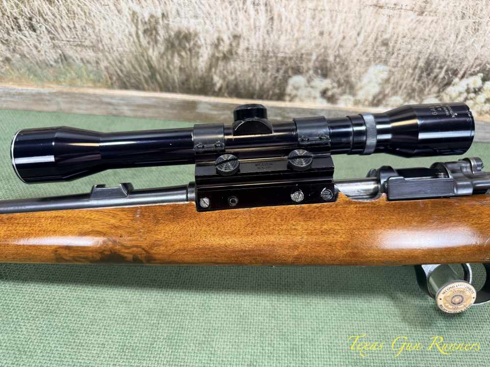 Mauser-Style Bolt-Action Sporter 8mm Walnut Weaver 4x32 Scope Unmarked NSN-img-22