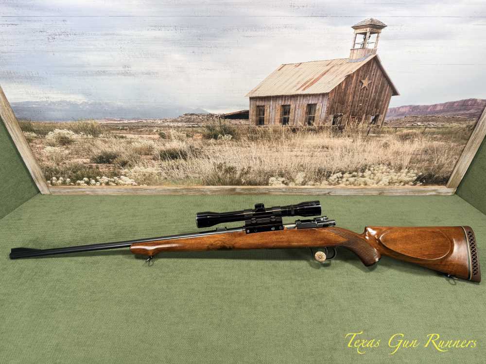 Mauser-Style Bolt-Action Sporter 8mm Walnut Weaver 4x32 Scope Unmarked NSN-img-16