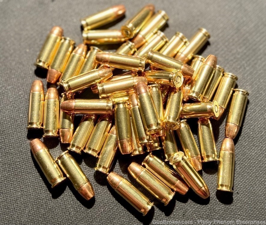 50 Rounds .38 ACP / .38 Auto FMJ Reman 1000 fps for Old Colt semi-autos-img-0