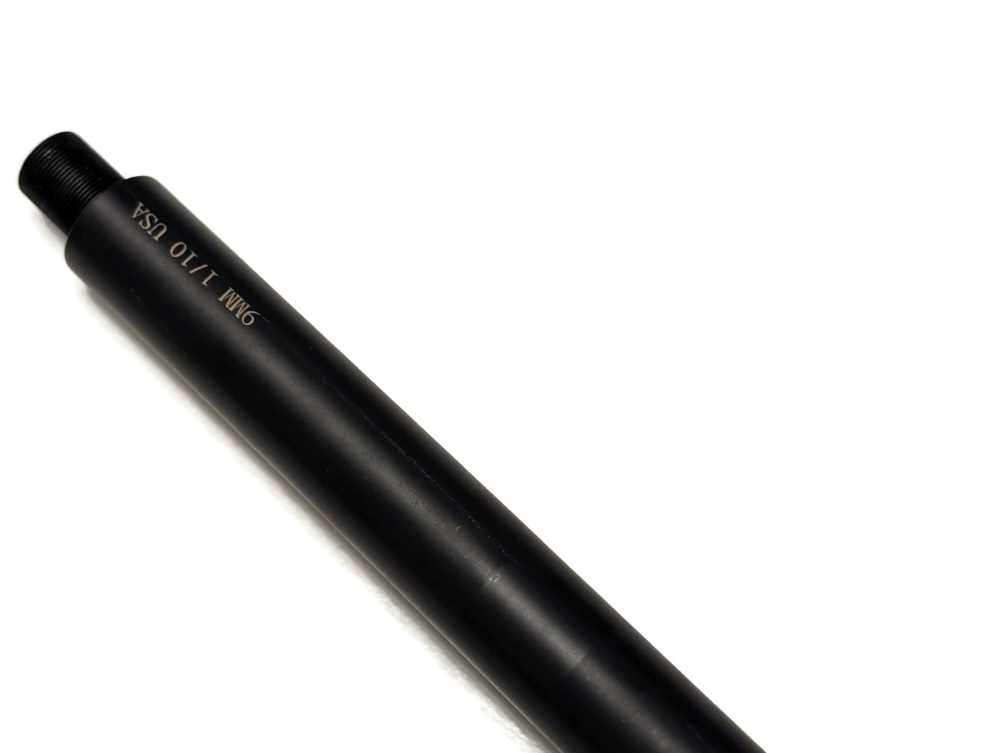 Unbranded AR9 9mm Barrel, 1/10 twist, Threaded Muzzle-img-9