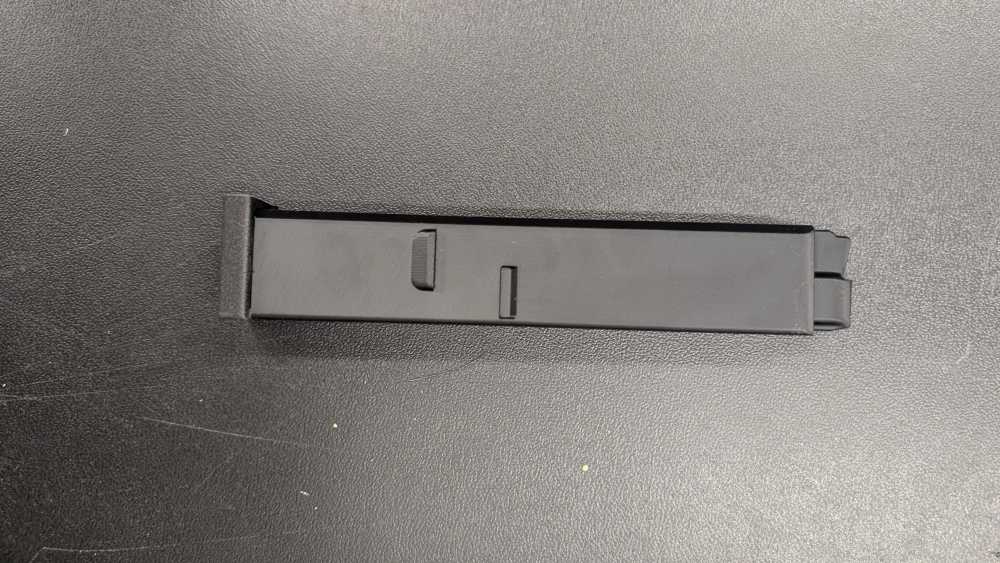 Walther IWI Uzi .22lr Magazine 20 Round Black ASA with Pull Tab Slot-img-1