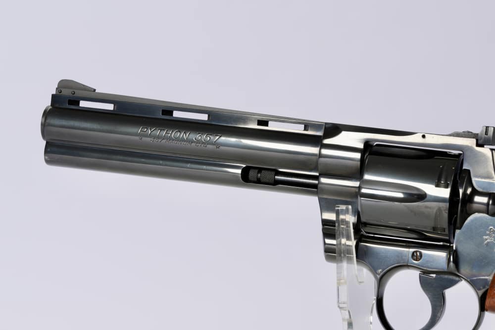 Colt Python .357 Mag 6" Royal Blue (1976) – Matching Box & Papers-img-7