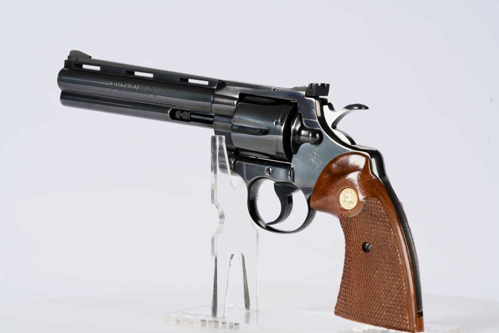 Colt Python .357 Mag 6" Royal Blue (1976) – Matching Box & Papers-img-16