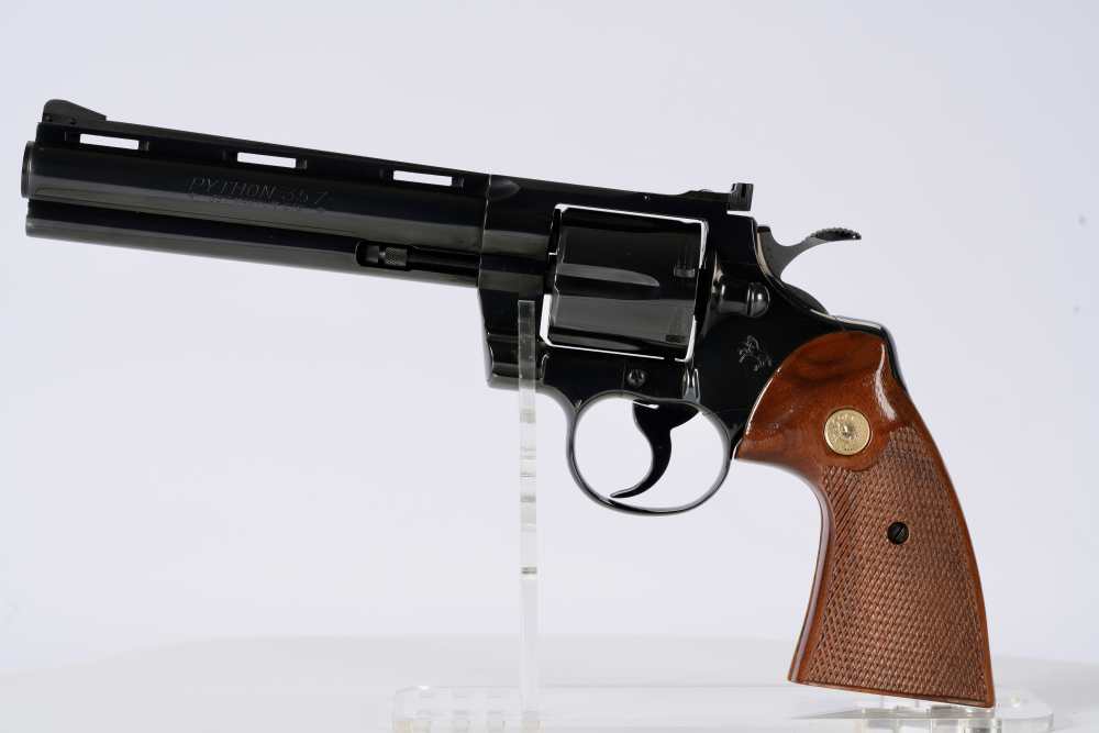 Colt Python .357 Mag 6" Royal Blue (1976) – Matching Box & Papers-img-15