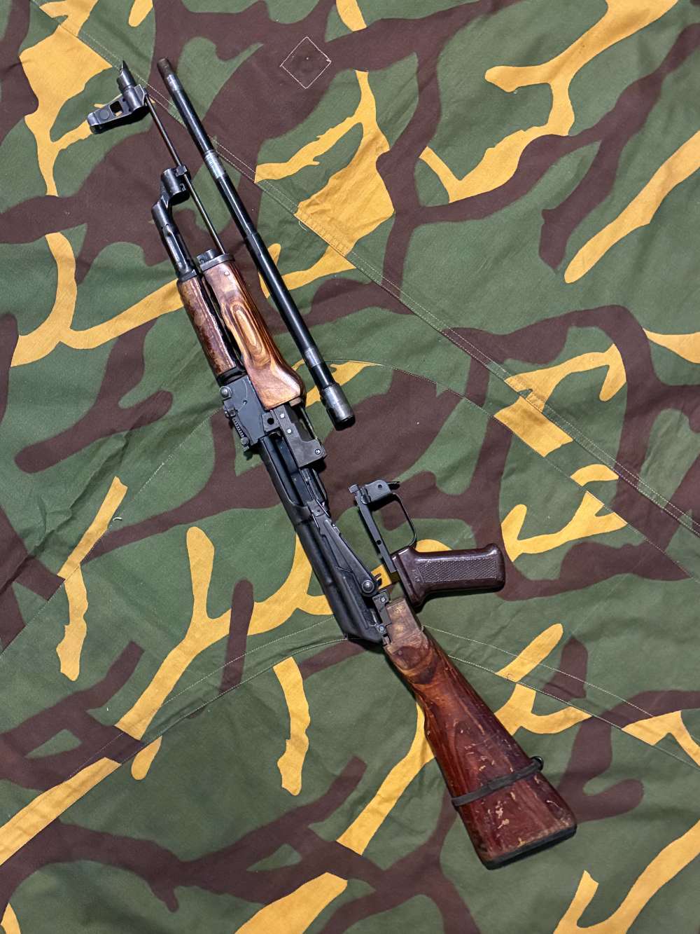 1972 Soviet Russian Izhevsk AKM AK 47 Parts Kit Middle East w/Barrel!-img-0