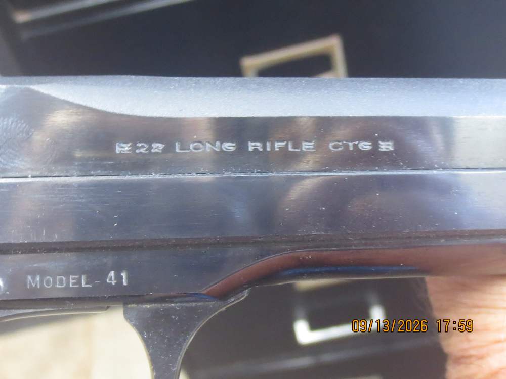 Smith & Wesson Model 41 Target 7" w Compensator 1961-img-31