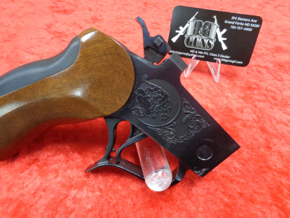 T/C Contender Receiver Wood Pistol Grip Engraved Thompson Center TC I TRADE-img-9