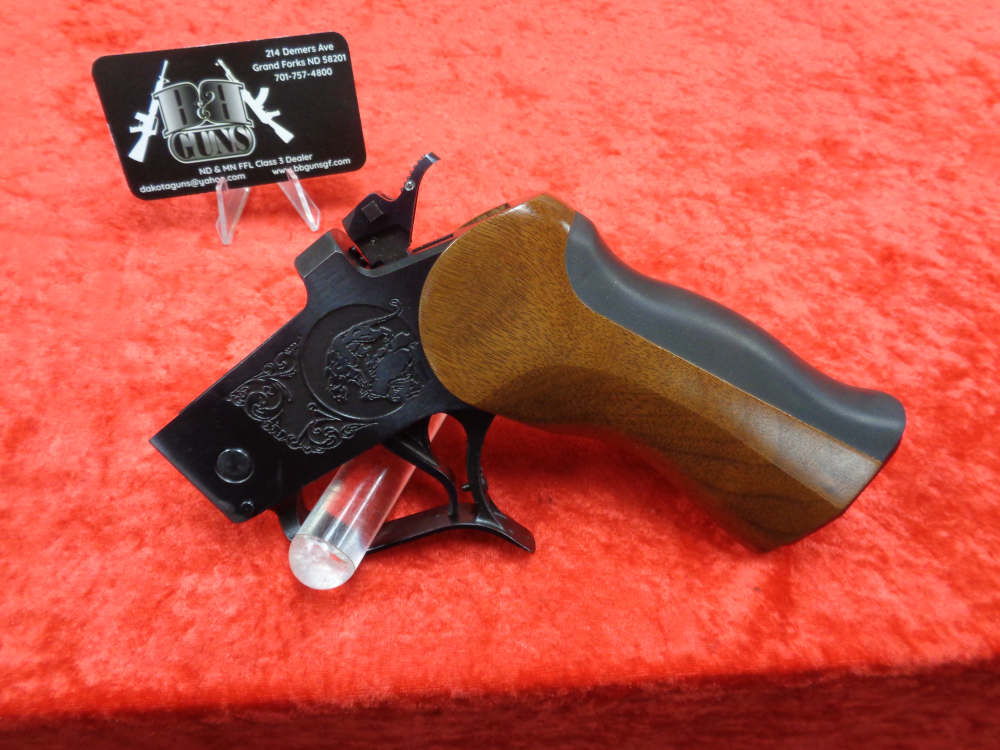 T/C Contender Receiver Wood Pistol Grip Engraved Thompson Center TC I TRADE-img-0