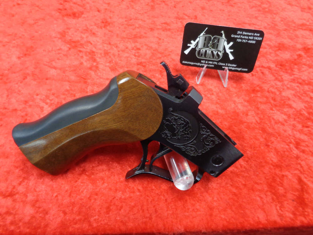 T/C Contender Receiver Wood Pistol Grip Engraved Thompson Center TC I TRADE-img-6