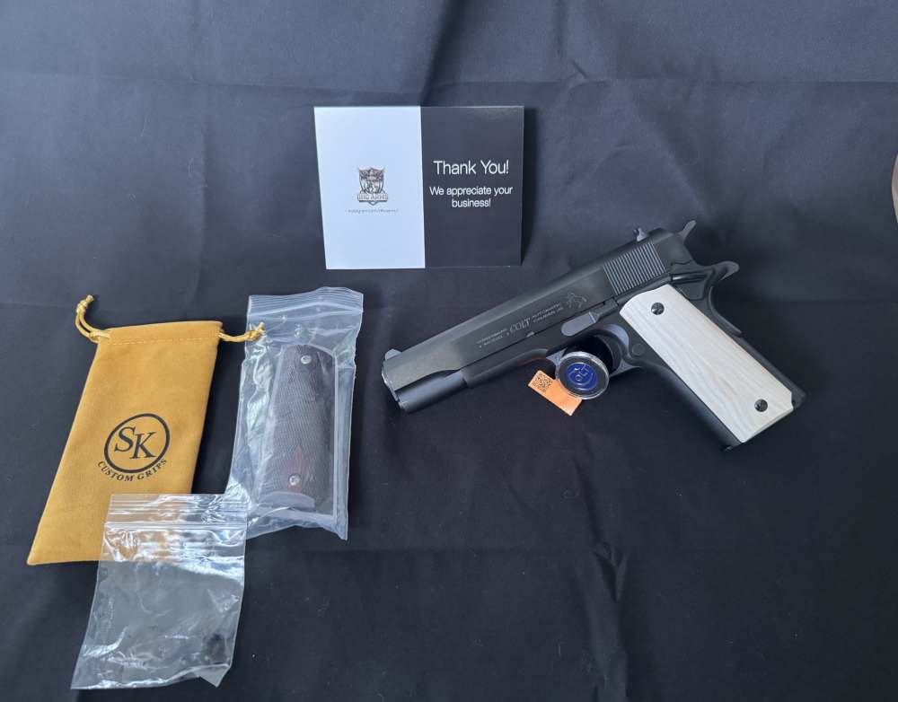 NIB Colt Classic 1911 - .45 ACP - O1911C + Mammoth Ivory Grips-img-0