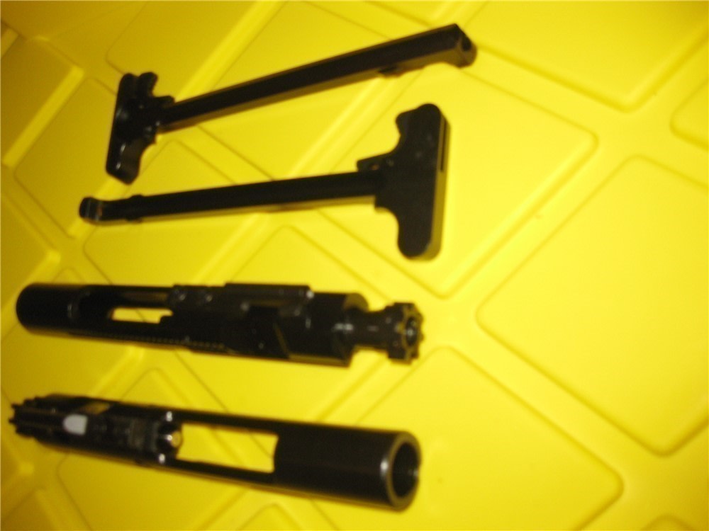 AR 15 M16 223 5.56 2 BCG Bolt Carrier Groups & 2 Charge Handles-img-0