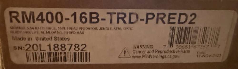 Sig Sauer M400 Tread Predator 2 5.56 16in Jungle Green RM400-16B-TRD-PRED2-img-3