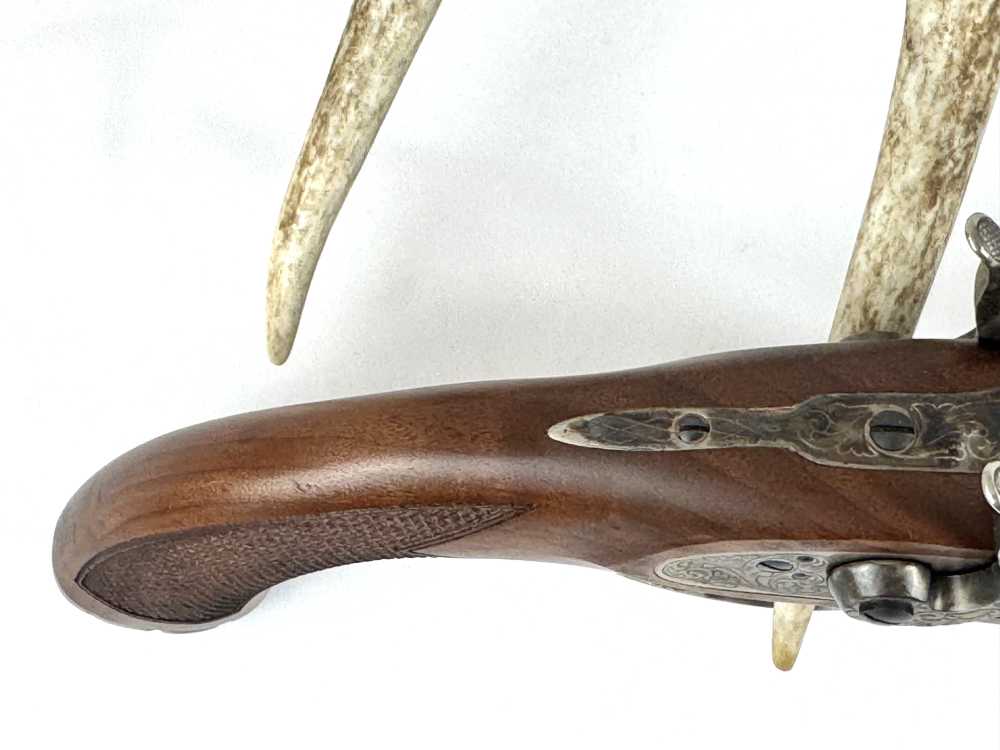 Pedersoli Howdah Hunter double barrel .58 cal muzzleloading pistol-img-7