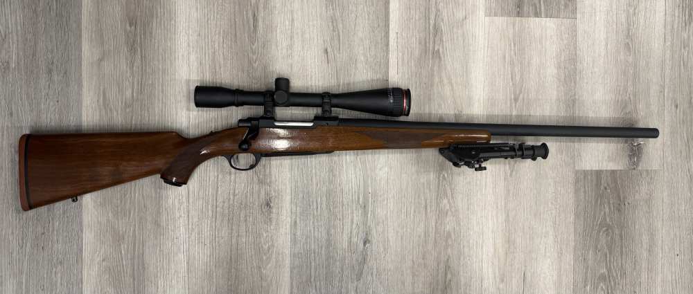 Ruger M77 Bolt Action Rifle w/ Scope and Bi-Pod On Sale Now !-img-0