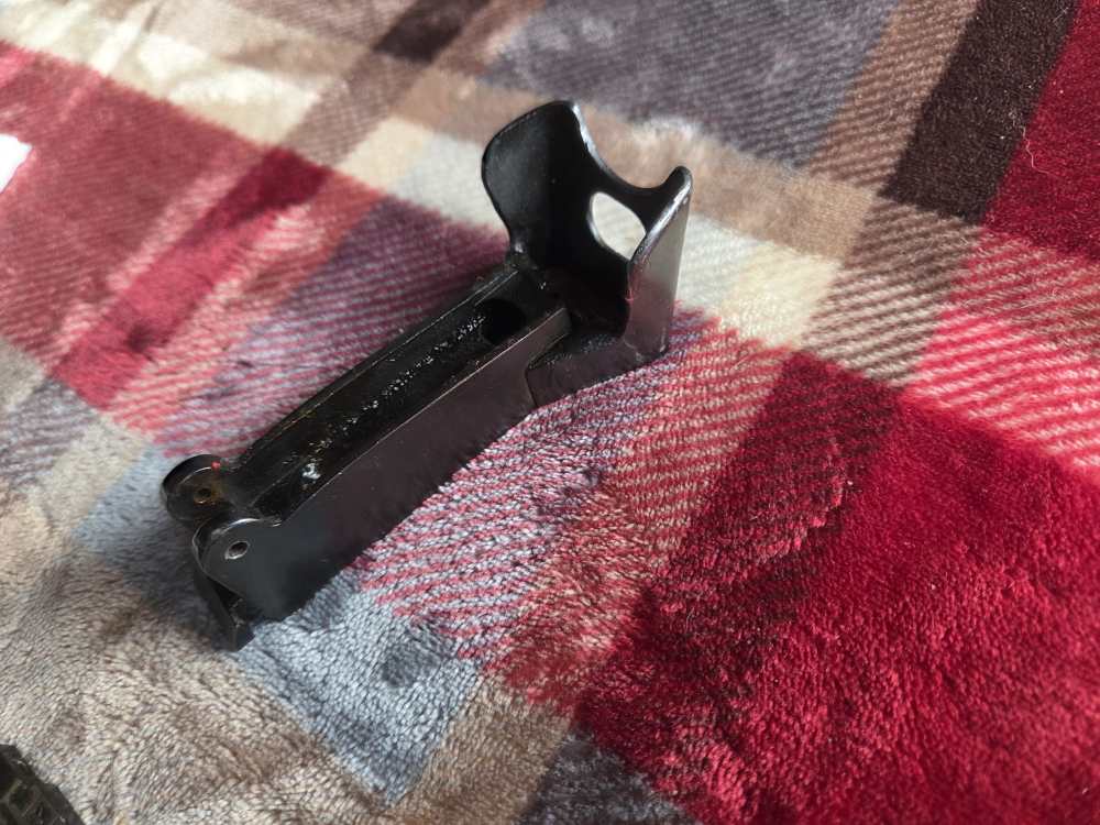 Russian WWII DP-27 DP-28 DPM Rear Sight Housing, Leaf, and Spring 7.62x54R-img-2
