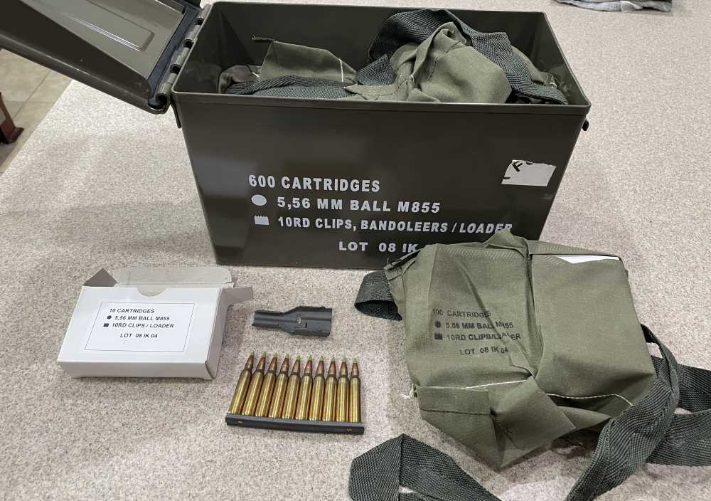 IGMAN 5.56mm NATO M855 SS109 - 62 Grain FMJ Green Tip Penetrator - 600 Rds.-img-0